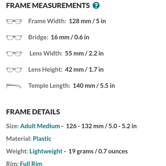 Four pair of prescription frames Zenni and Charmed - Picture 5 of 9